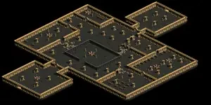 旧レッドアイ研究所　Ｂ１のミニマップ