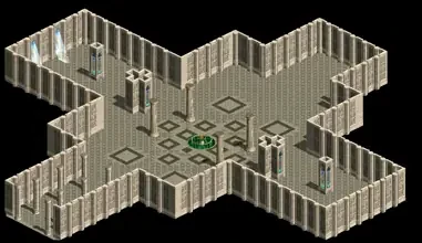 天上界RED STONE跡のミニマップ