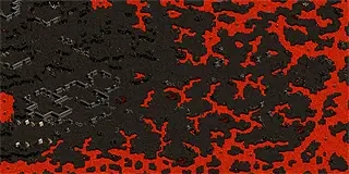 ブラックファイヤー外郭のミニマップ