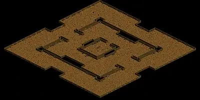 兵舎　１Ｆのミニマップ