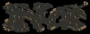 オート地下監獄　Ｂ３のミニマップ