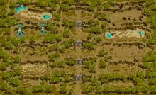 試練の地のミニマップ