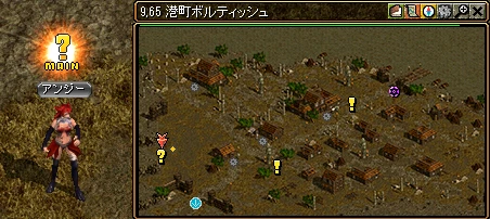 港町ボルティッシュのアンジーと地図