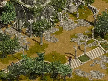 ダークエルフの王宮のミニマップ