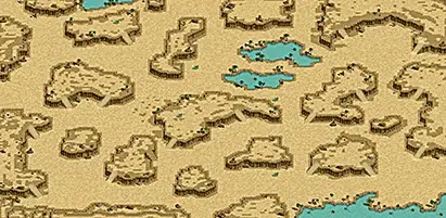 静寂の砂丘 - 星の谷のミニマップ