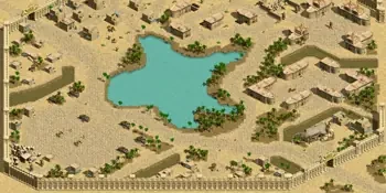 オアシス都市アリアンのミニマップ