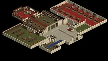 冒険家協会ブルンネンシュティグ本部のミニマップ