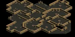 傭兵達の大きな墓　Ｂ２のミニマップ