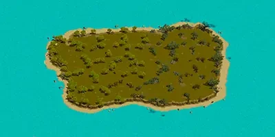 次元のコングアイランドのミニマップ