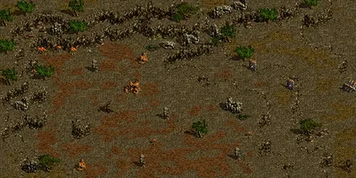 ケルベロス生息地のミニマップ