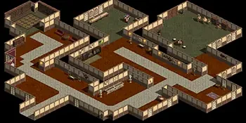 麻薬巣窟　１Ｆのミニマップ