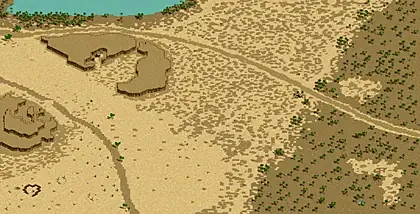 西プラトン街道 / グレートフォレスト入口のミニマップ
