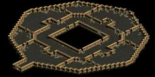 名も無い崩れた塔　Ｂ５のミニマップ