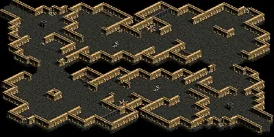 次元のレッドアイ秘密基地 B1のミニマップ