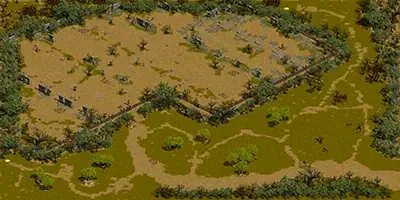 次元の呪われた墓地のミニマップ