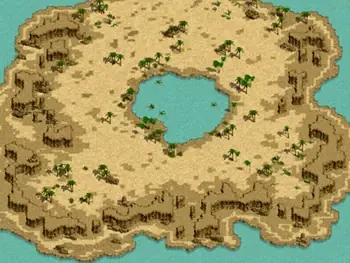 忘れられたオアシスのミニマップ