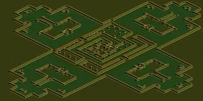 次元のデフヒルズ古代遺跡 B2のミニマップ