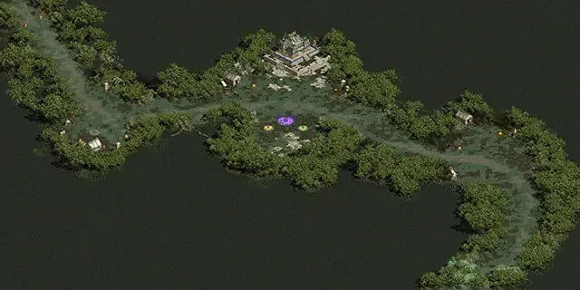 原始要塞 セルーテのミニマップ