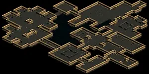 次元のオート地下監獄 B4のミニマップ