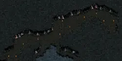 ネイブ滝洞窟のミニマップ