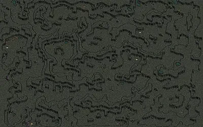 別荘の隠れた洞窟のミニマップ
