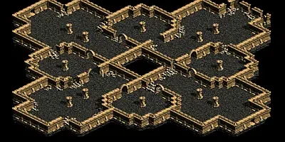 名も無い崩れた塔　６Ｆのミニマップ