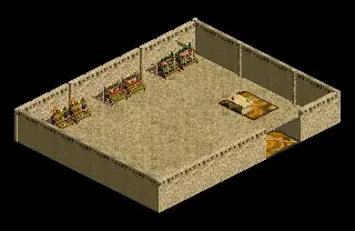 ダメル雑貨店のミニマップ
