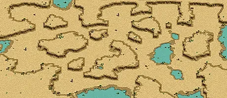 デフヒルズ西部地域のミニマップ