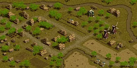 大きな町 バリアートのミニマップ