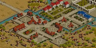 決戦都市ヒルドブラントのミニマップ