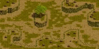 やぶ森の中のミニマップ