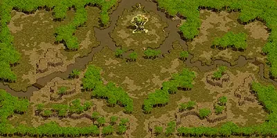 時の森 3層のミニマップ