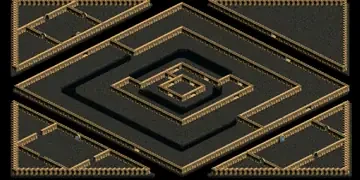 火酒倉庫のミニマップ