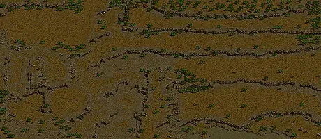 ミラーダンジョン タトバ山東部地域 1-2のミニマップ