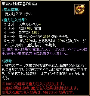 華麗なる図案書『勇猛』
