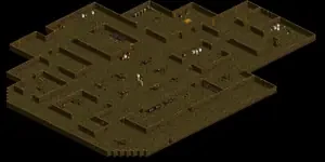 路上強盗団アジト　１Ｆのミニマップ