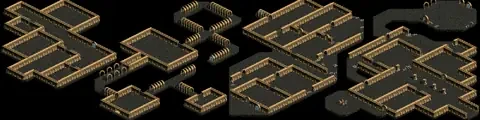 ダメル地下遺跡のミニマップ