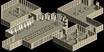次元の海の神殿 1Ｆのミニマップ
