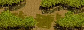 やぶ森の中のミニマップ